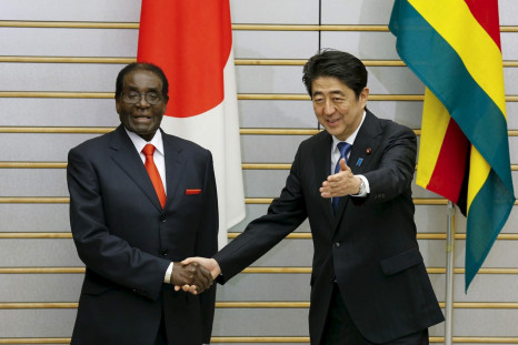 Robert Mugabe in Japan