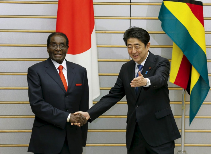Robert Mugabe in Japan