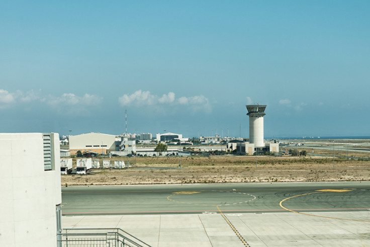 EgyptAir airliner, Larnaka airport