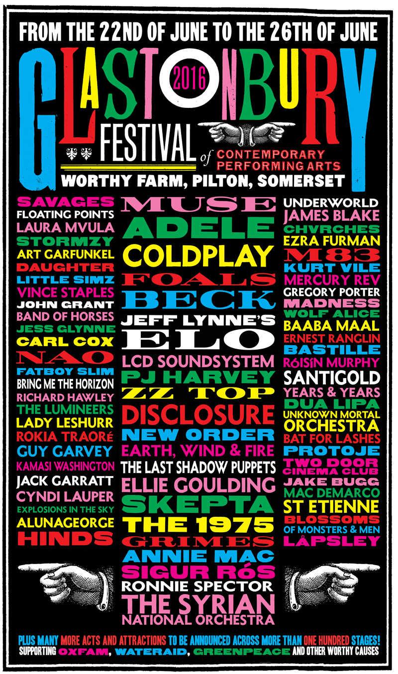 New Order & Joy Division Glastonbury-2016-line