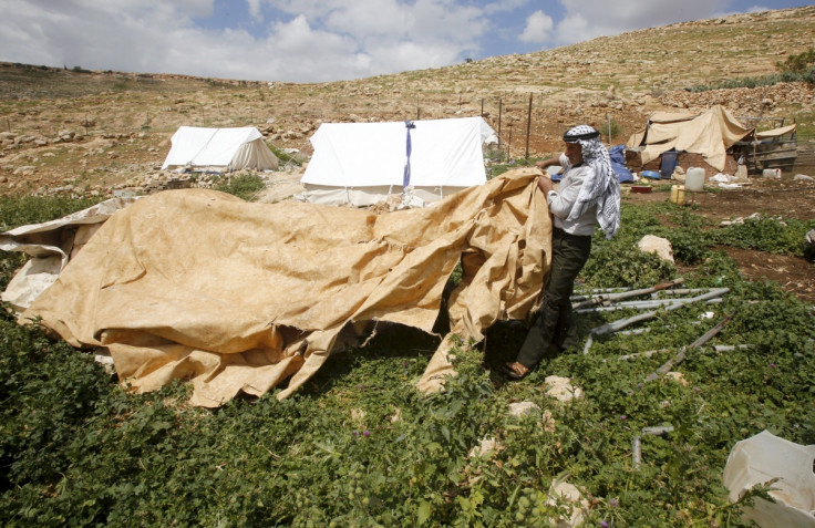 west bank bedouin village demolished IDF