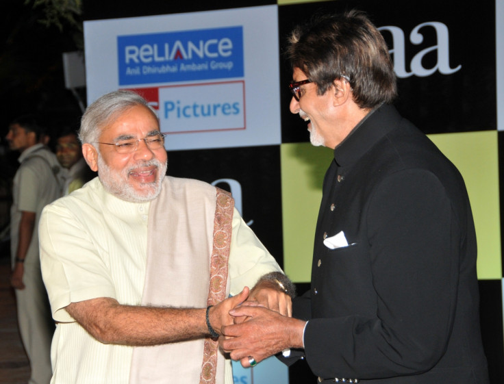 Modi and Amitabh Bachchan