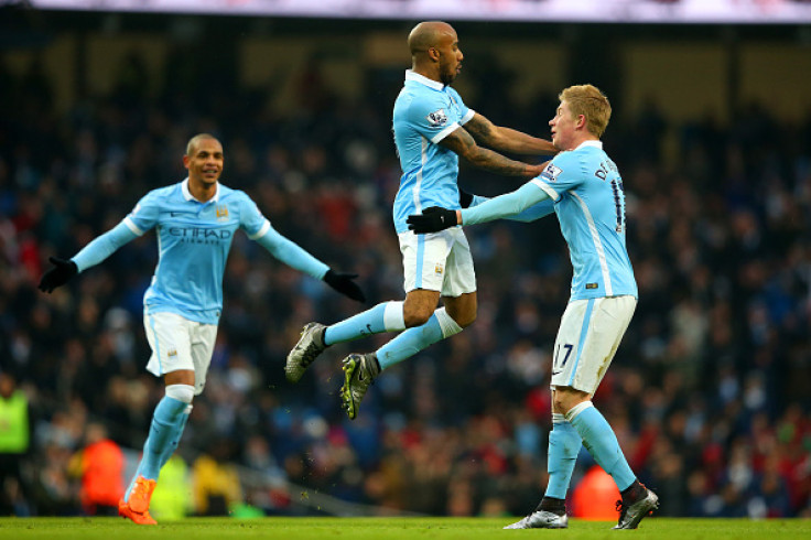 Kevin de Bruyne and Fabian Delph