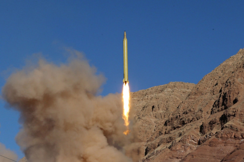 Ballistic missile test-fired by Iran