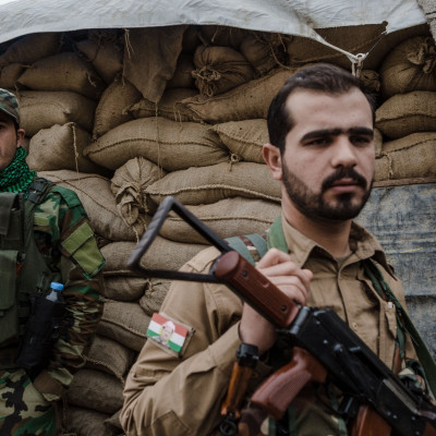 Sinjar Peshmerga front line