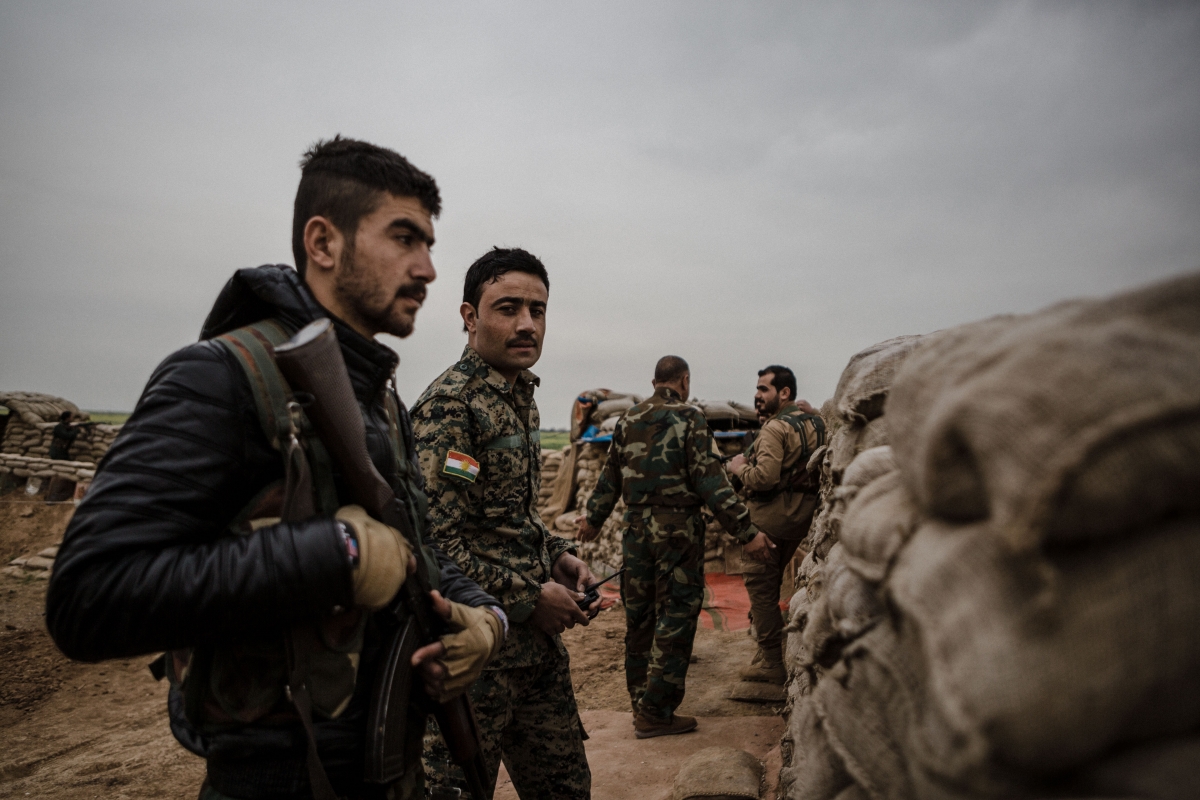 Sinjar Yazidi troops