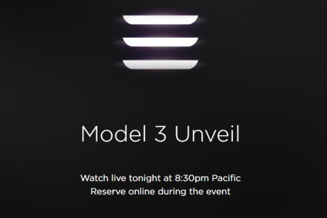 Tesla Model 3 live stream