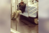 Huge rat crawls onto sleeping commuter on New York subway