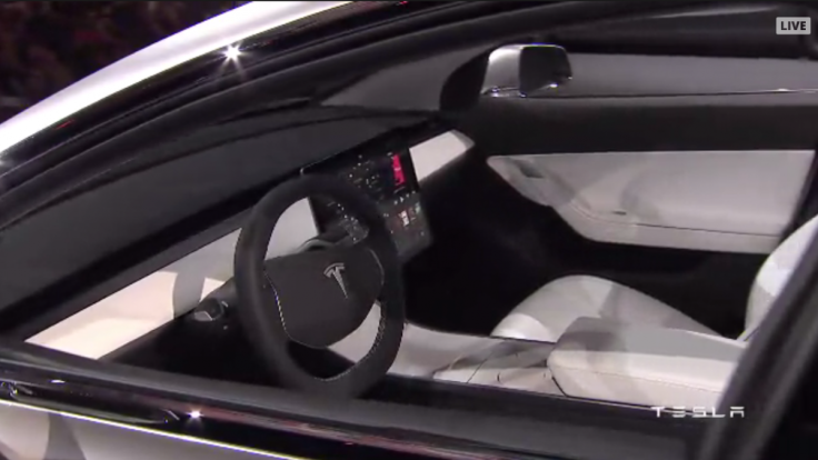 Tesla Model 3 interior