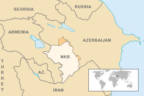 Nagorno-Karabakh Republic region map