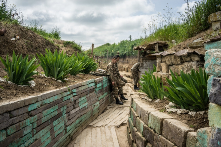 Nagorno-Karabakh war trench