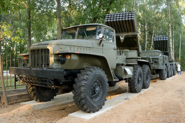 Russia BM-21 Grad missile launcher