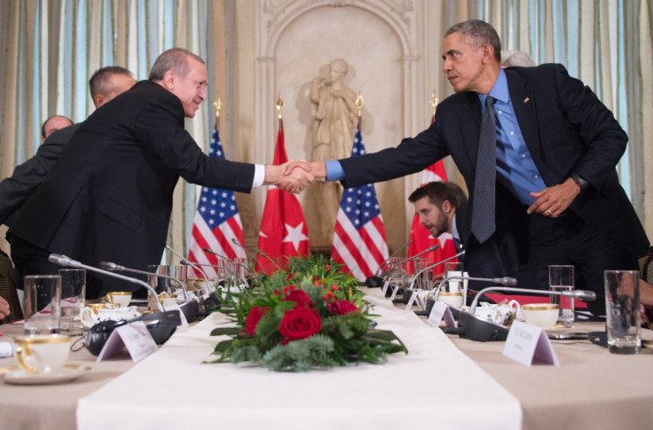 Erdogan and Obama met at a security