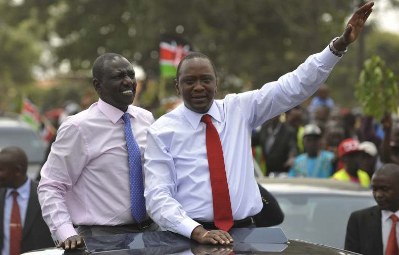 William Ruto and Uhuru Kenyatta