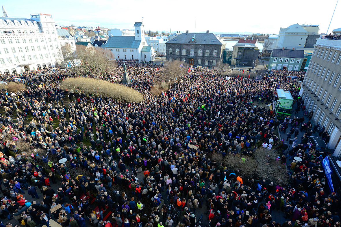 Reykjavik protests