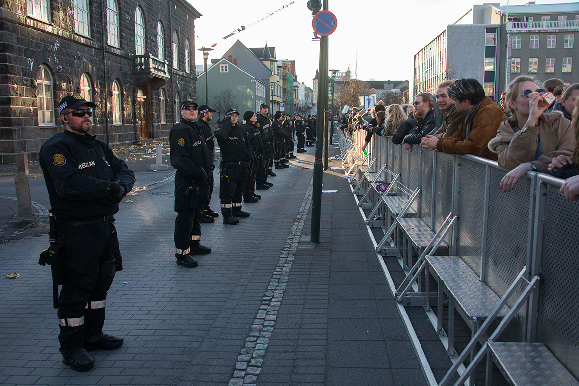 Reykjavik protests