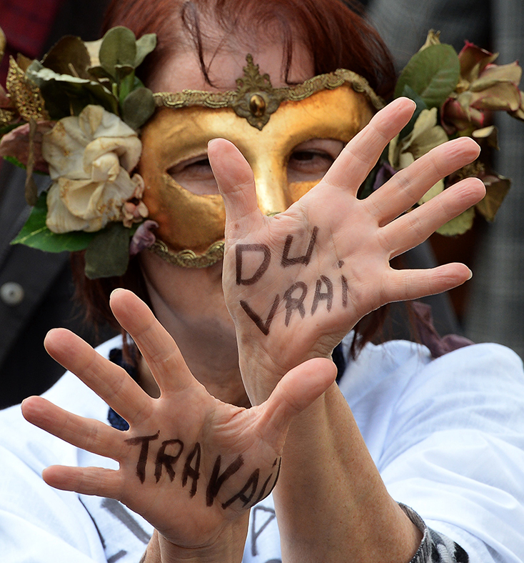 France student protests