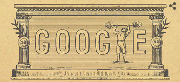 Google Doodle first modern Olympic Games 1896
