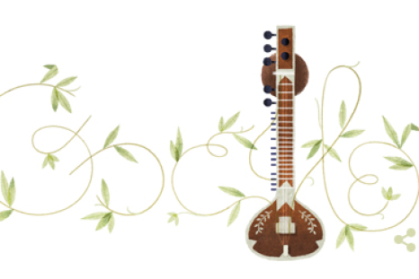 Pandit Ravi Shankar Google Doodle