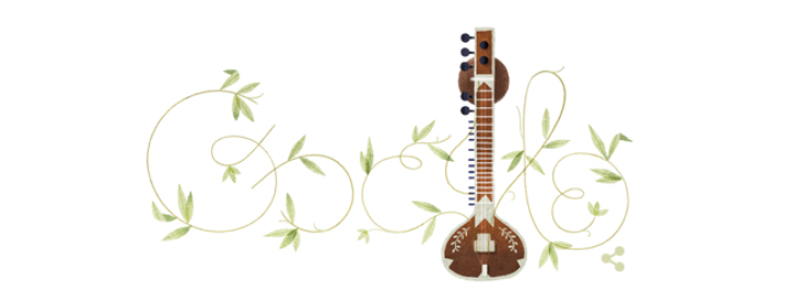 Pandit Ravi Shankar Google Doodle