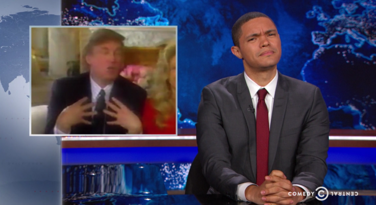 Donald Trump and Trevor Noah