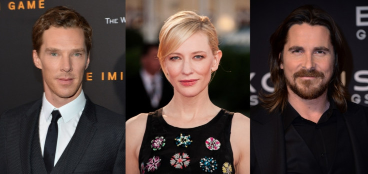 Benedict Cumberbatch, Cate Blanchett and Christian Bale