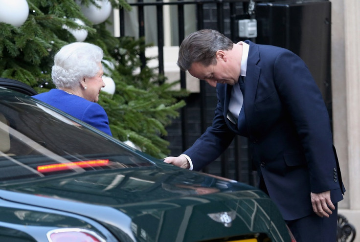 The Queen and David Cameron