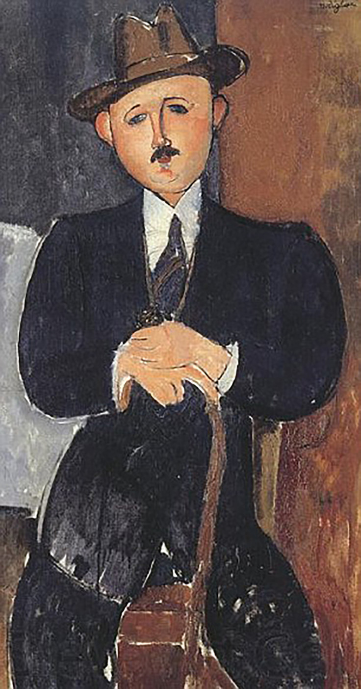 Amadeo Modigliani Seated Man with a Cane 