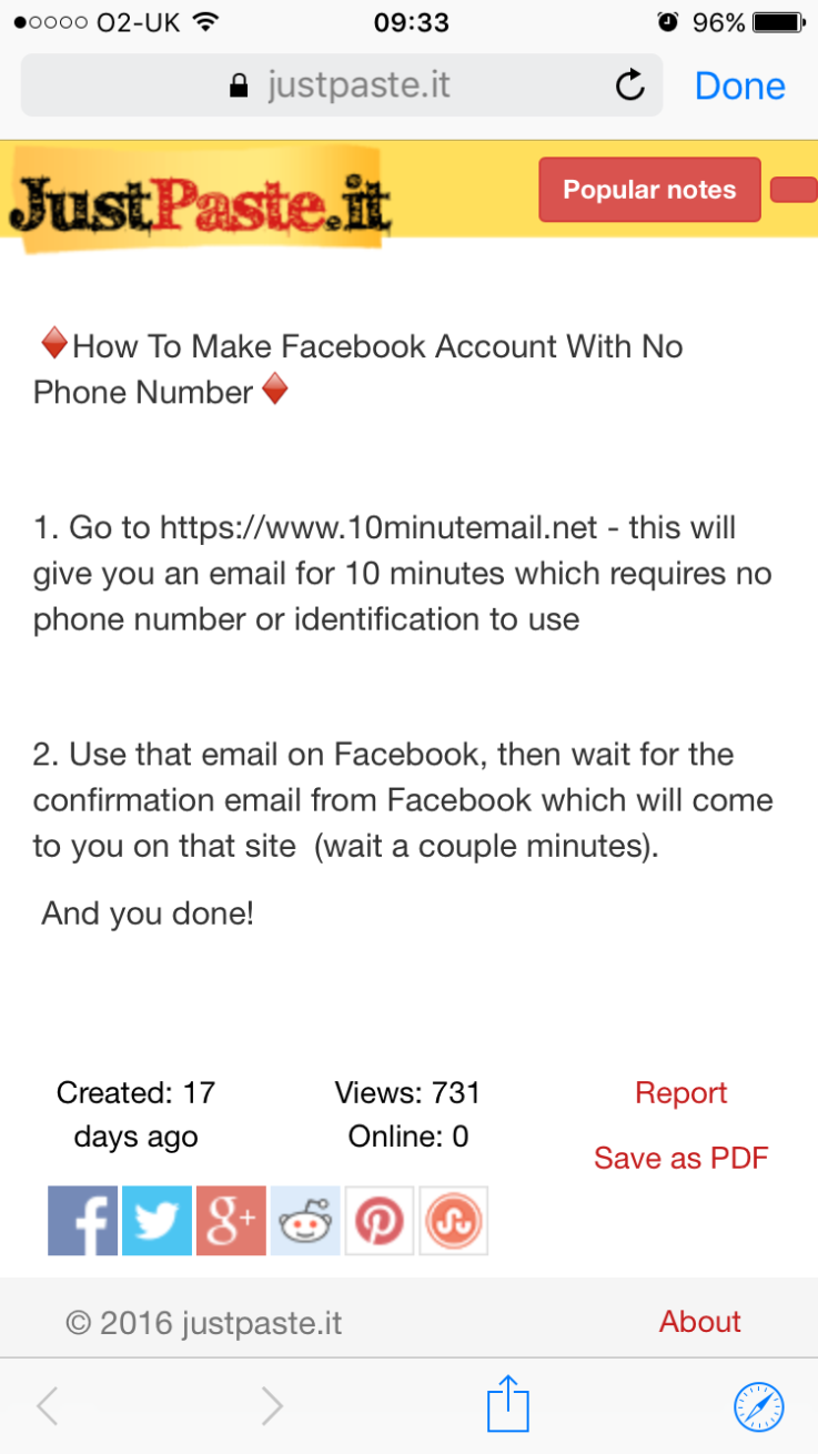 Instructions on making Facebook accounts quickly