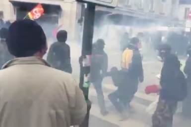 Tear gas in Rennes
