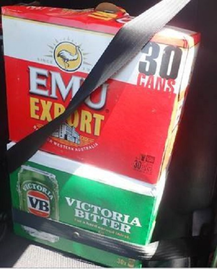Beer seatbelts 