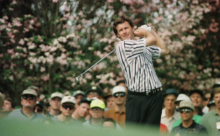 Nick Faldo at the Masters in 1996