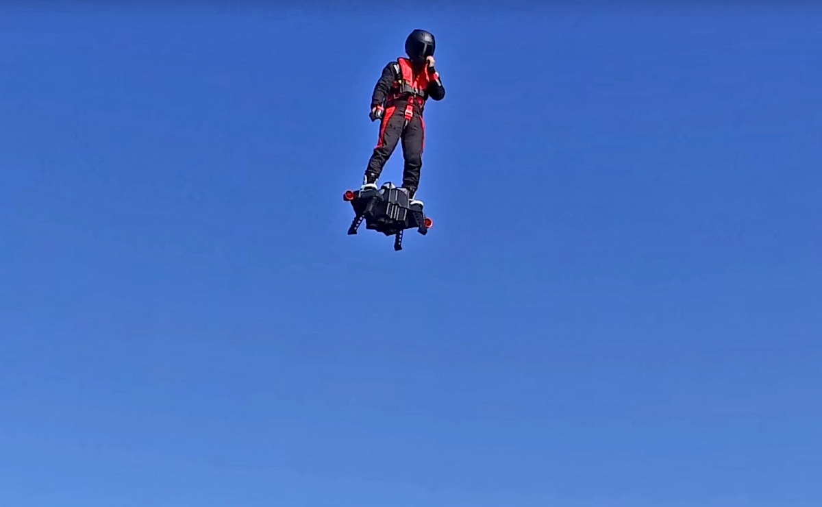Is this incredible footage of a new hoverboard real or fake?