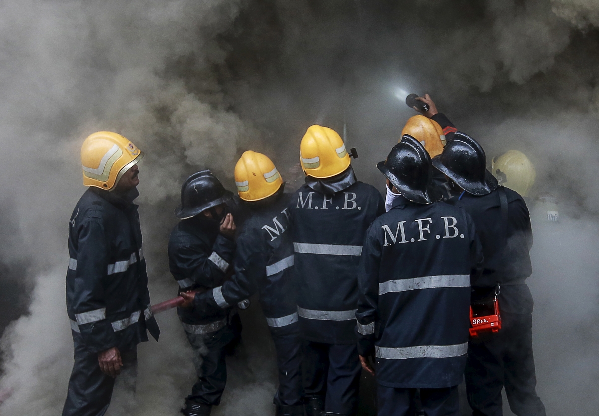 Mumbai fire-fighters Mumbai fire-fighters