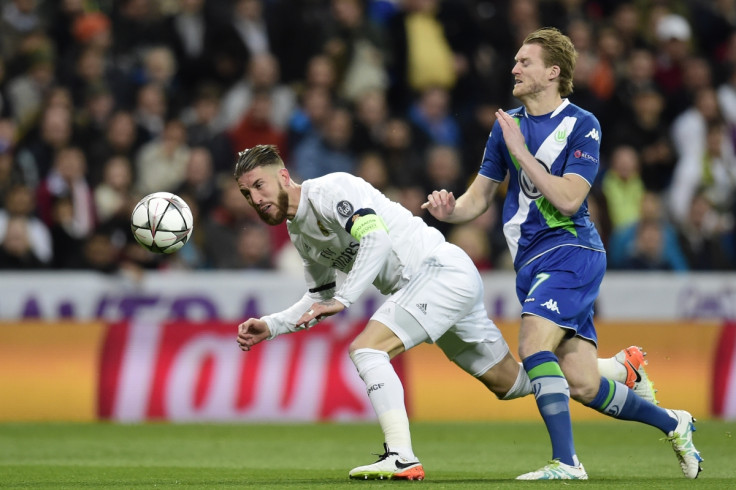 Sergio Ramos in action for Madrid