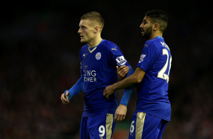 Jamie Vardy and Riyad Mahrez