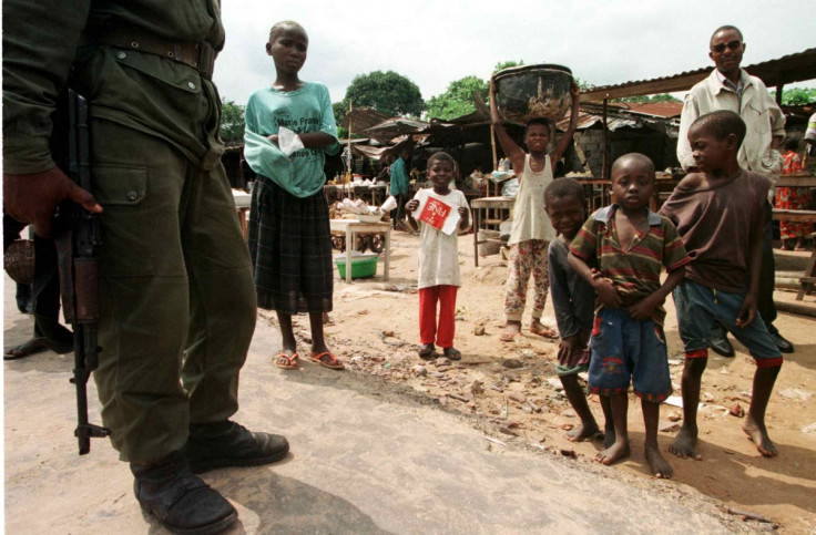 Ninja militia in Brazzaville, Congo