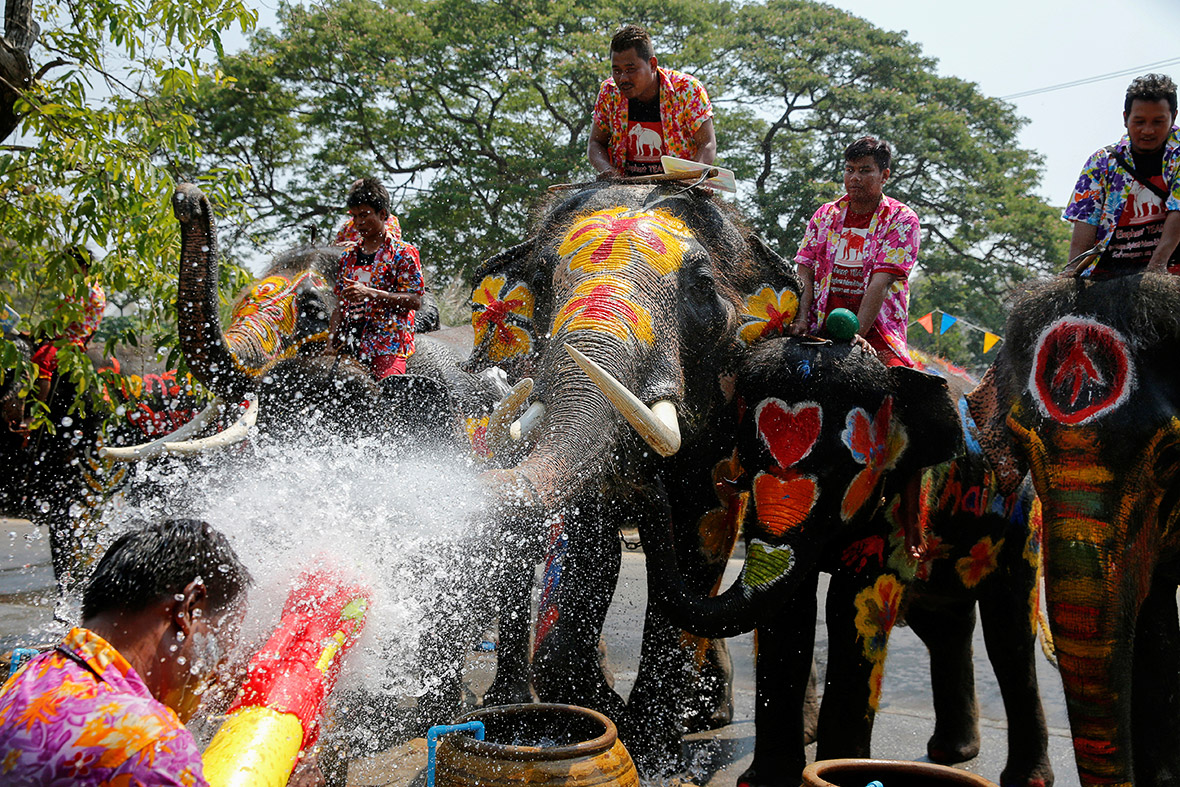 Thailand's Songkran festival: Photos of huge water pistol fight in