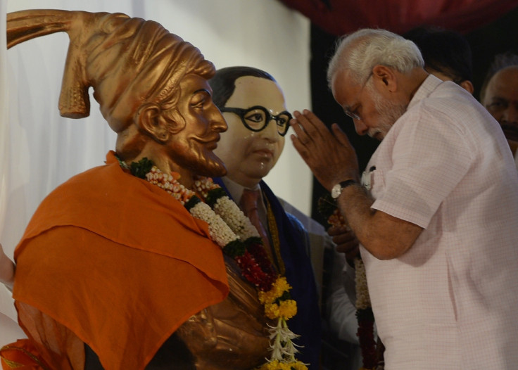 Narendra Modi pays respects to Ambedkar