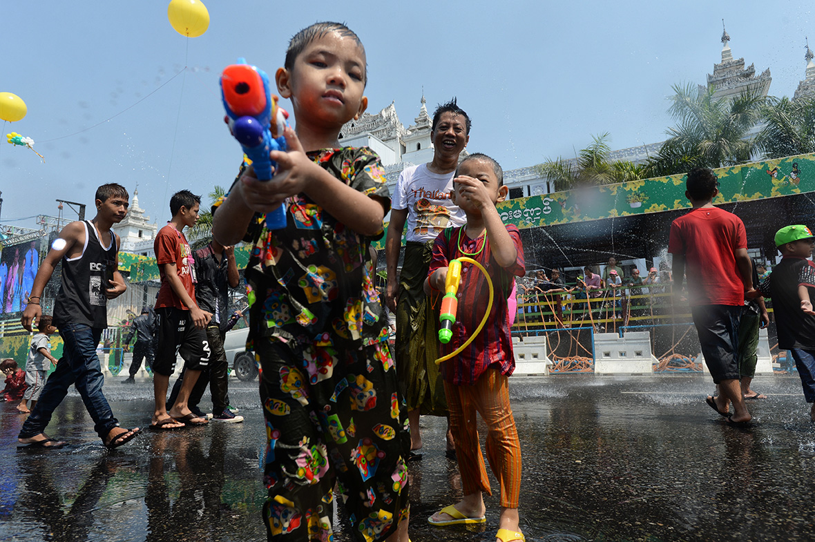 Thingyan Festival in Myanmar: Revellers hold massive four-day water ...