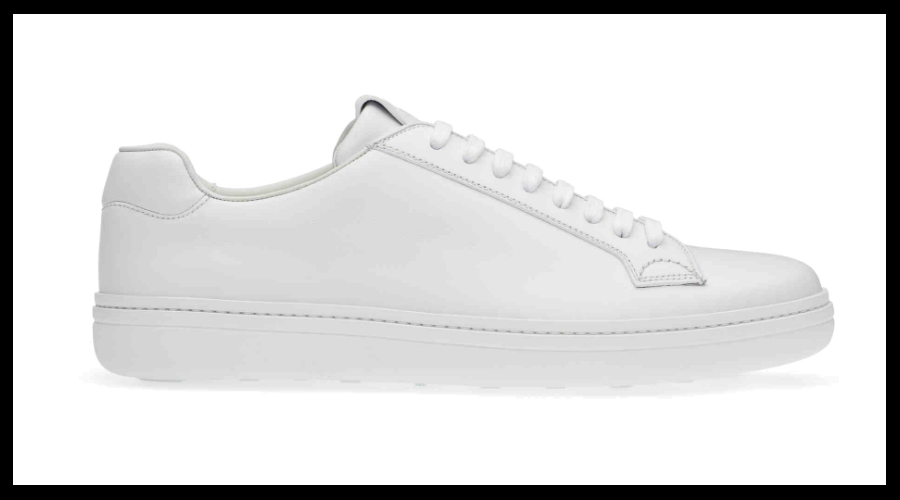 full white trainers