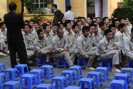 Vietnam drug addict inmates