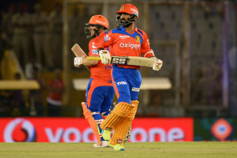 Dinesh Karthik and Aaron Finch