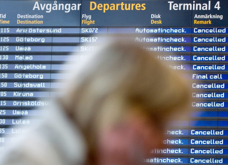 Sweden airport flights cancelled