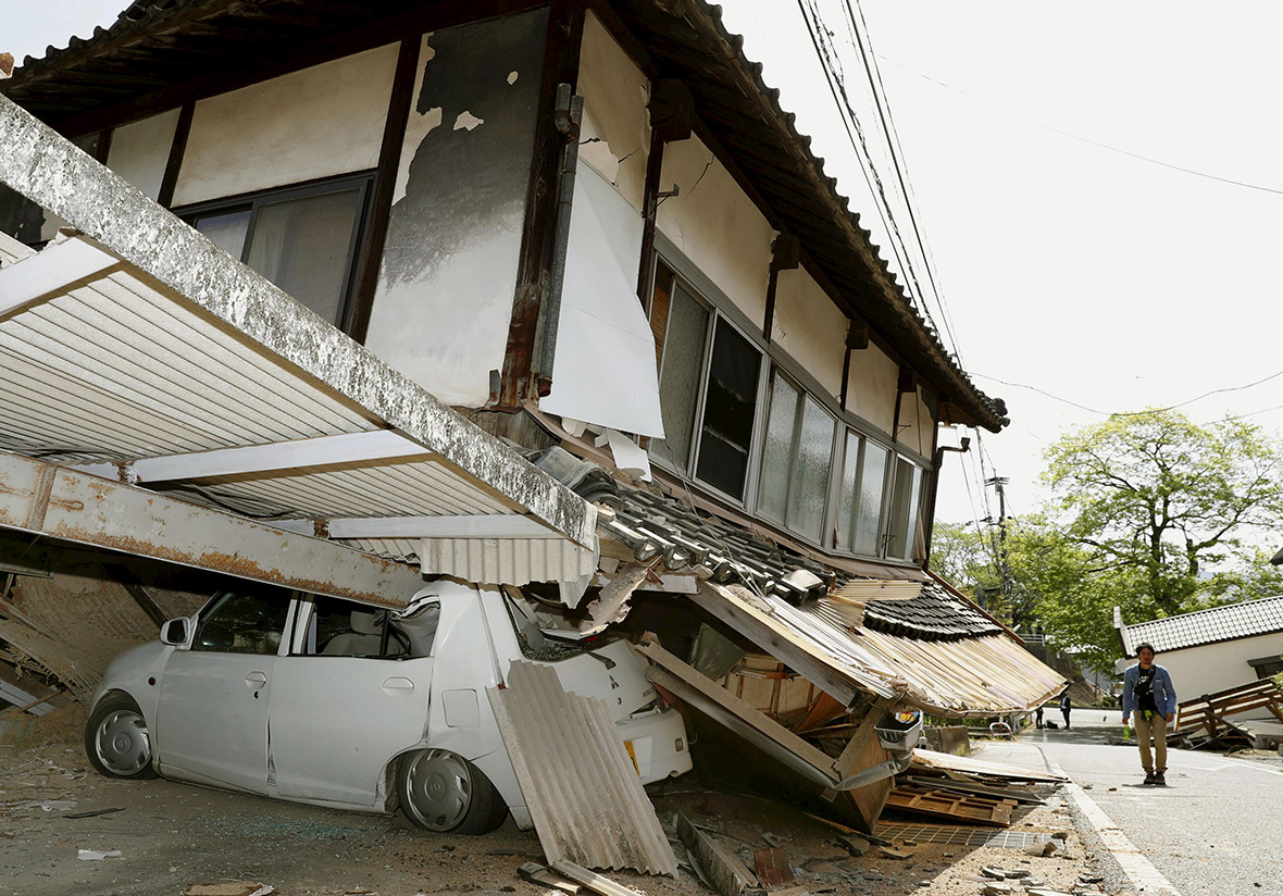 Japan earthquake 130 aftershocks rattle Kyushu Island after deadly