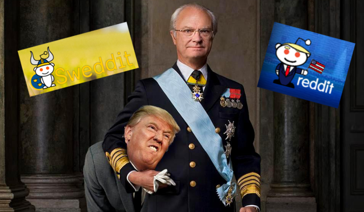 Sweden Donald Trump Reddit War