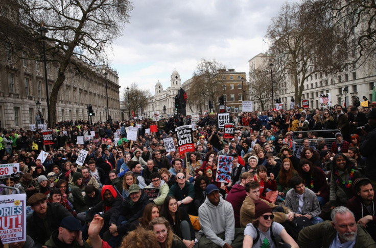 Anti-Cameron protest on 9 April