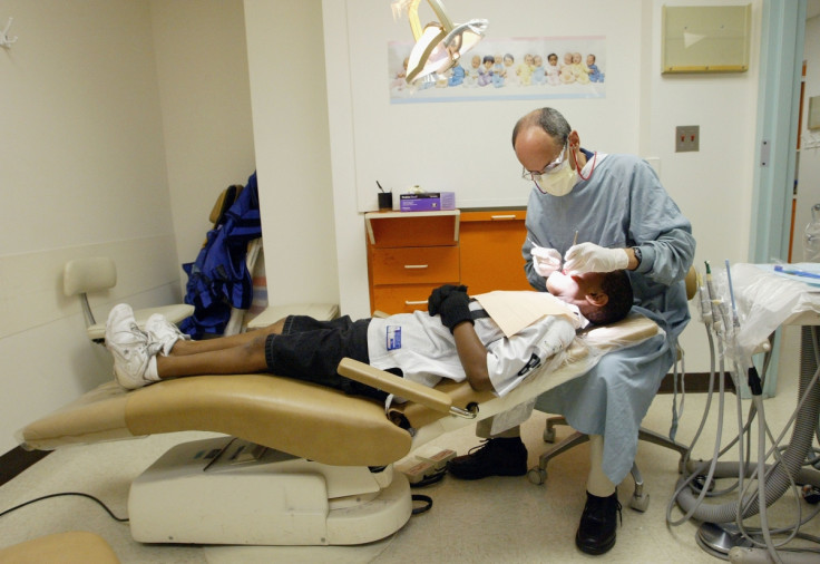 Child at the dentist