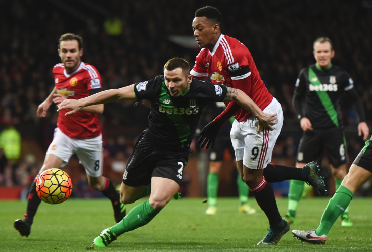 Phil Bardsley in action against United 