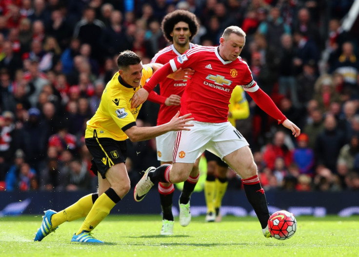 Wayne Rooney on the ball for United